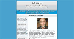 Desktop Screenshot of jeffhecht.com