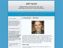 Tablet Screenshot of jeffhecht.com